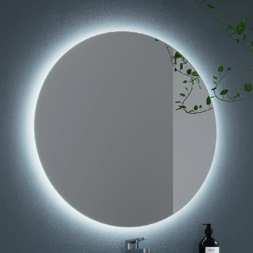 Specchio LED Rotondo Retroilluminato L105 Vanitas Ø 80 cm Luce 4000K