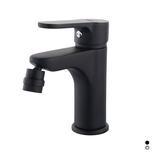 Paco Monocomando Bidet Nero Opaco S/Piletta
