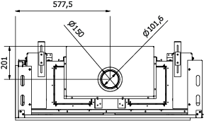 CAMINO GAS 100 LATERALE SX GPL G 31 KW 10,8 MARSICAMIN