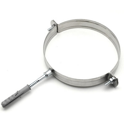 Collare di Fissaggio DK in Acciaio Inox AISI 304L Ø 100 mm per Canna Fumaria