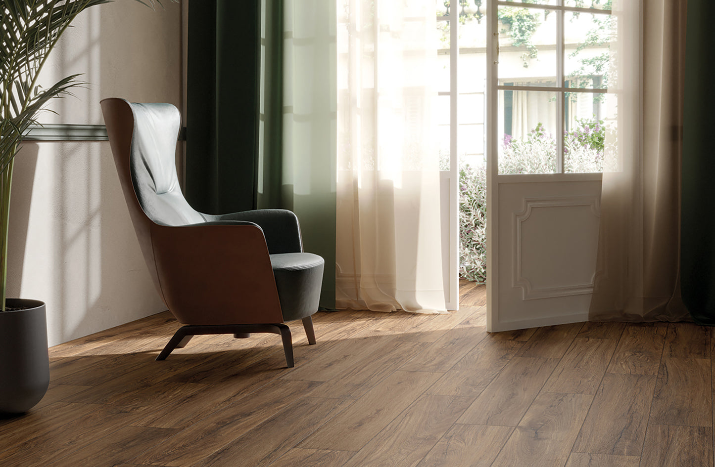 Country Nut Rettificato 30x120 Ceramica Euro