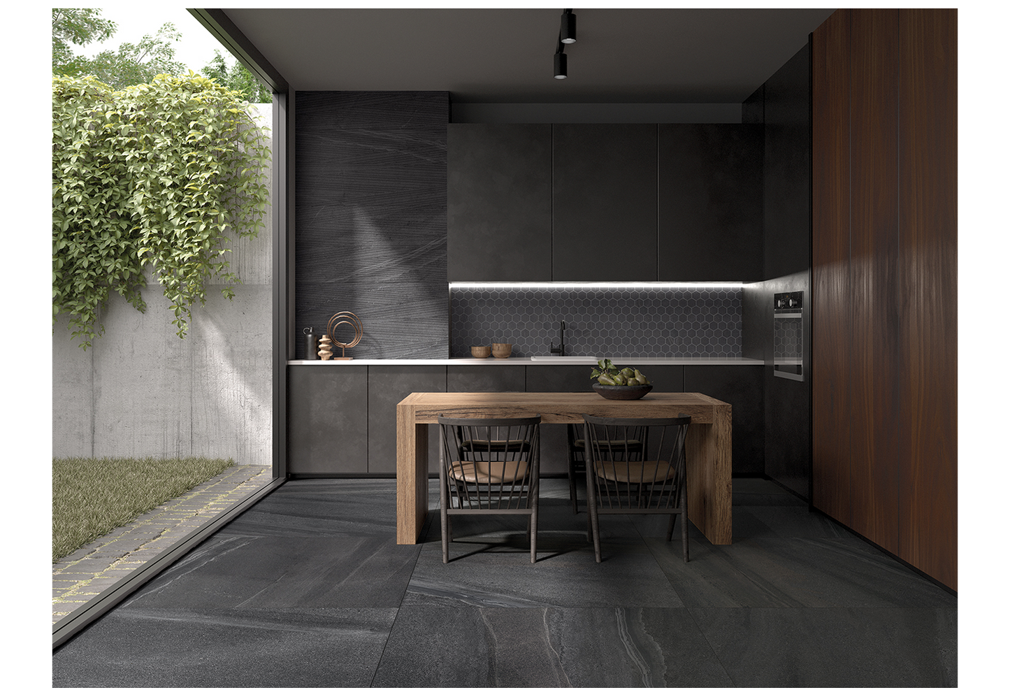 Docks Black 60x120 Rettificato Ceramica Euro