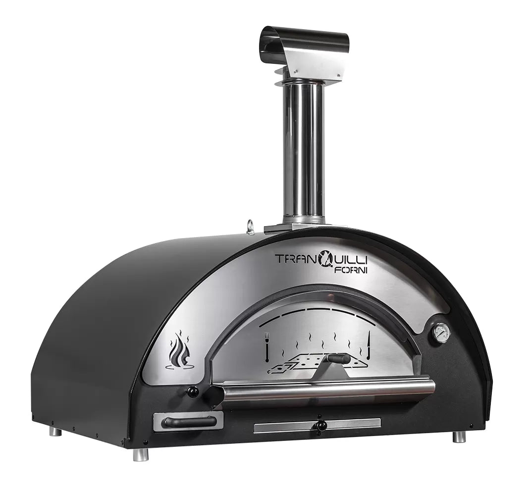 Forno a Legna Arde Maxi Grigio Antracite Tranquilli Forni