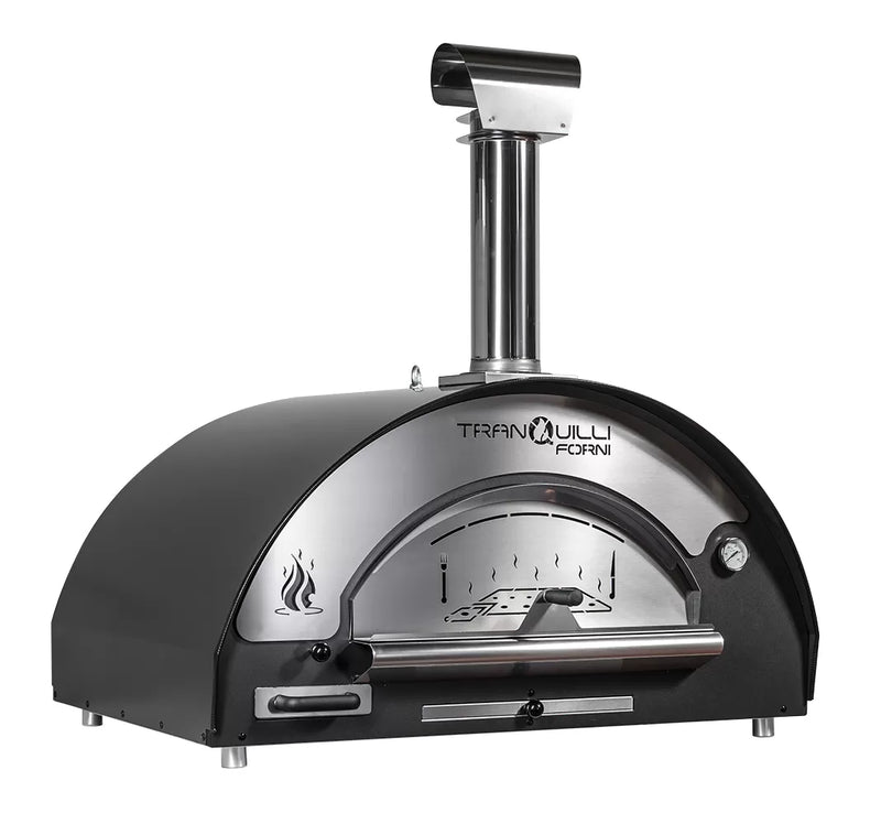 Forno a Legna Arde Maxi Grigio Antracite Tranquilli Forni