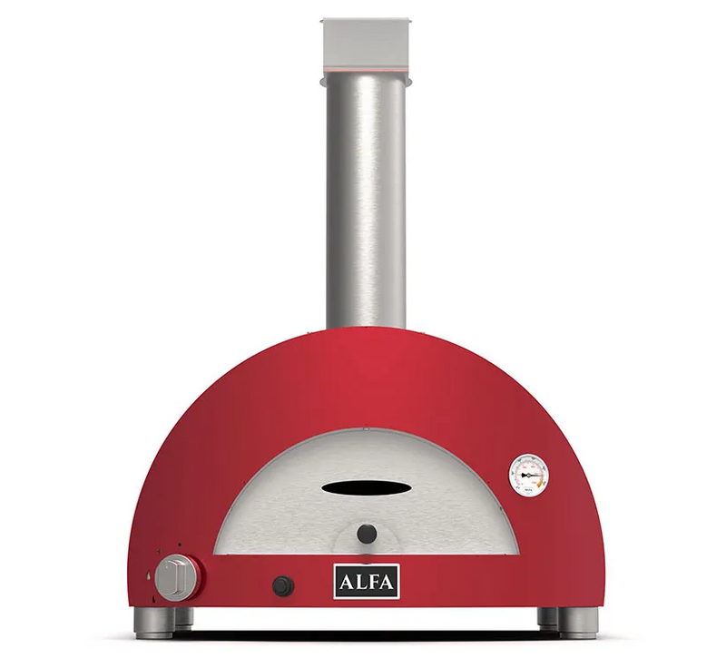 Forno a Gas Moderno Portable 1 Pizza Antique Red Alfa Forni