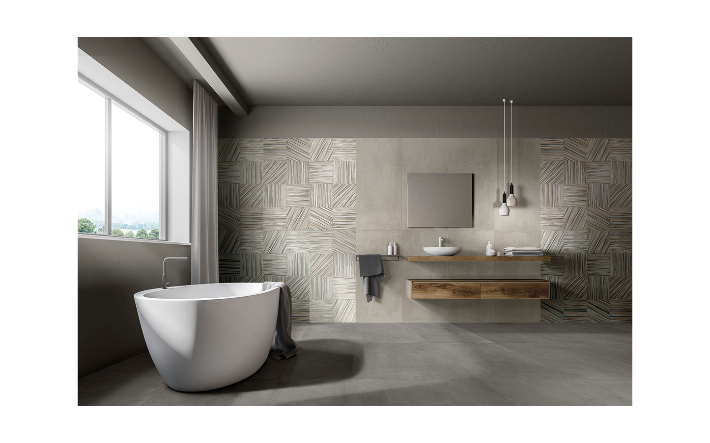 Area Grigio 60x120 Rettificato Ceramica Euro