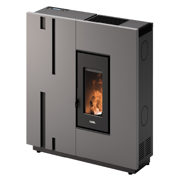 Baggy 7 Metallo Titanium Stufa a Pellet 6,9 Kw Ad Aria CADEL