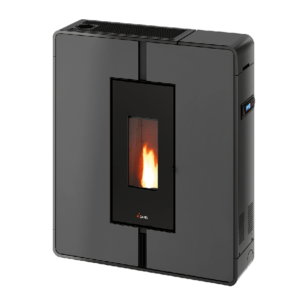 Tile Plus 10 Metallo Antracite Stufa a Pellet 10 Kw Canalizzata Ad Aria CADEL