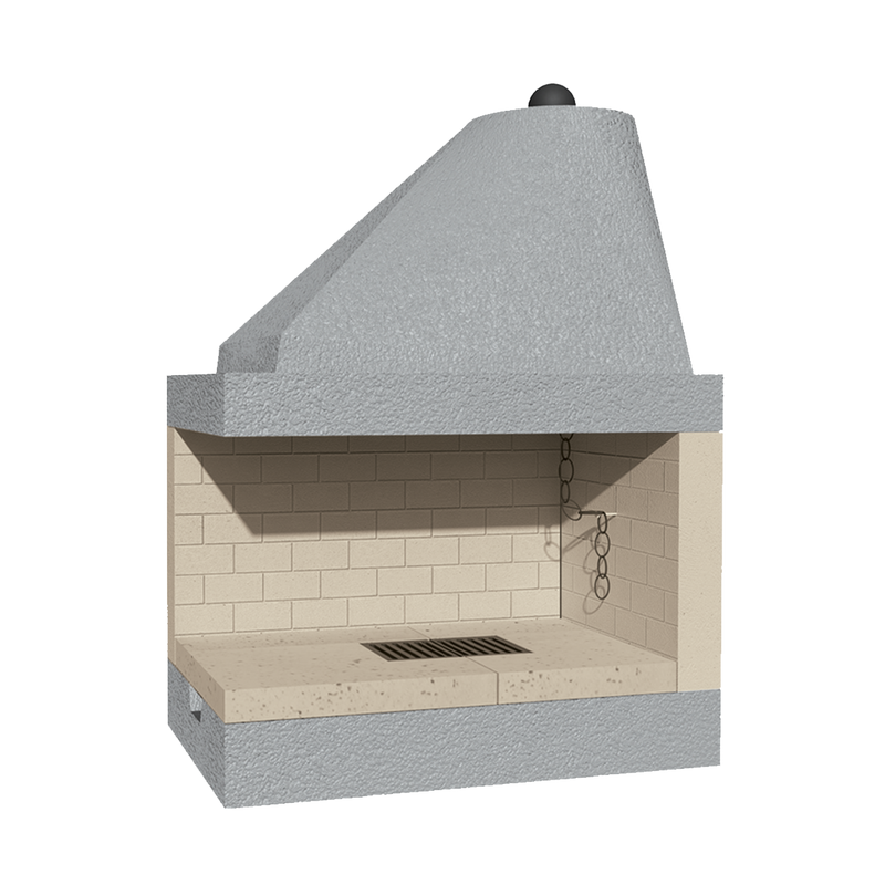 CAMINETTO PREFABBRICATO A LEGNA DS 100 REF MARSICAMIN