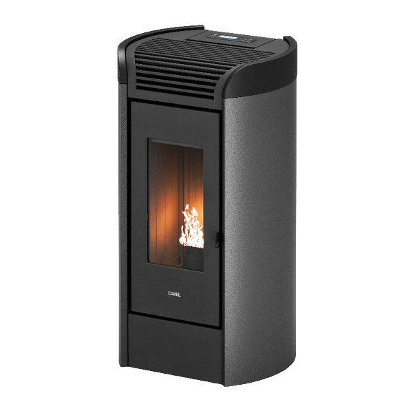 Fenice 11 Titanium Antracite Stufa a Pellet 10,5 Kw Ad Aria CADEL