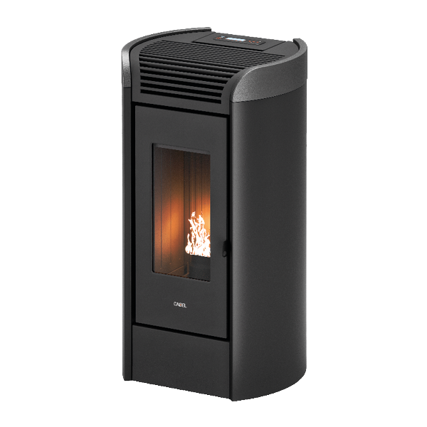 Fenice 11 Antracite Titanium Stufa a Pellet 10,5 Kw Ad Aria CADEL