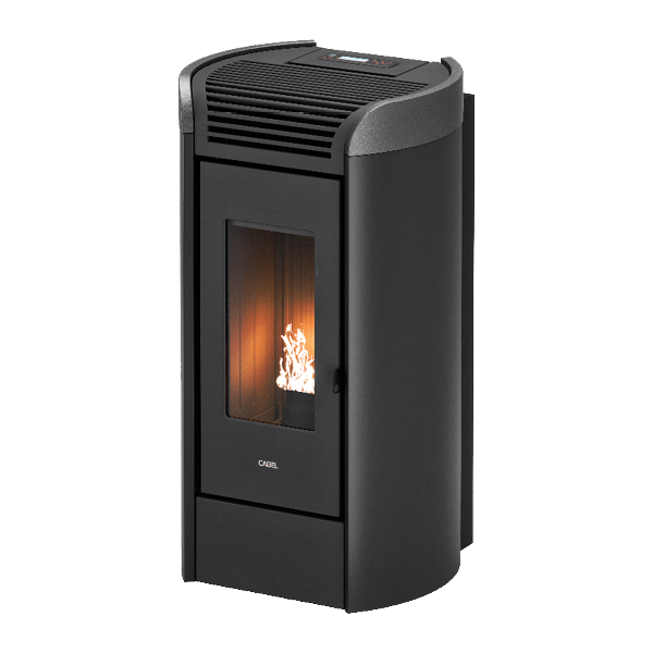 Fenice Plus 11 Antracite-Titanium Stufa a Pellet 10,5 Kw Canalizzata Ad Aria CADEL
