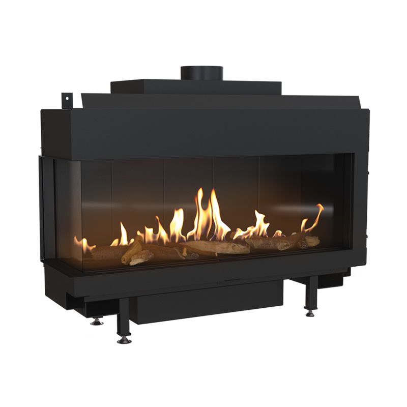 CAMINO GAS 100 LATERALE SX METANO G 20 KW 13 MARSICAMIN