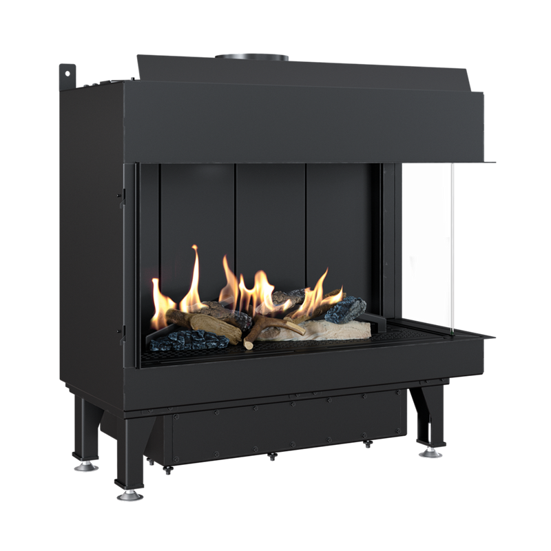 CAMINO GAS 70 LATERALE DX GPL G 31 KW 5,5 MARSICAMIN