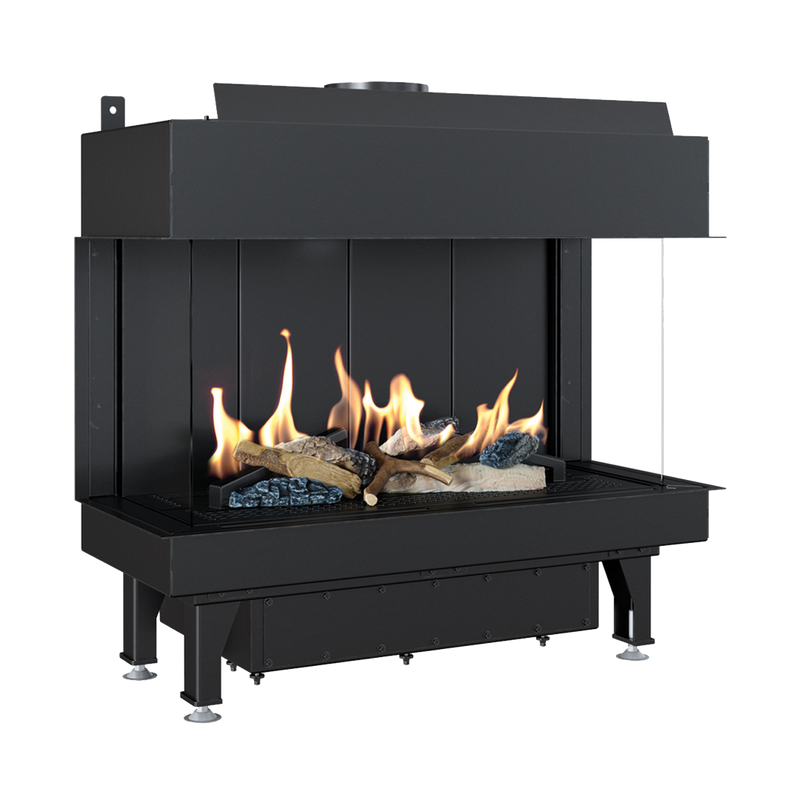 CAMINO GAS 70 TRIFACCIALE GPL G 31 KW 5,5 MARSICAMIN
