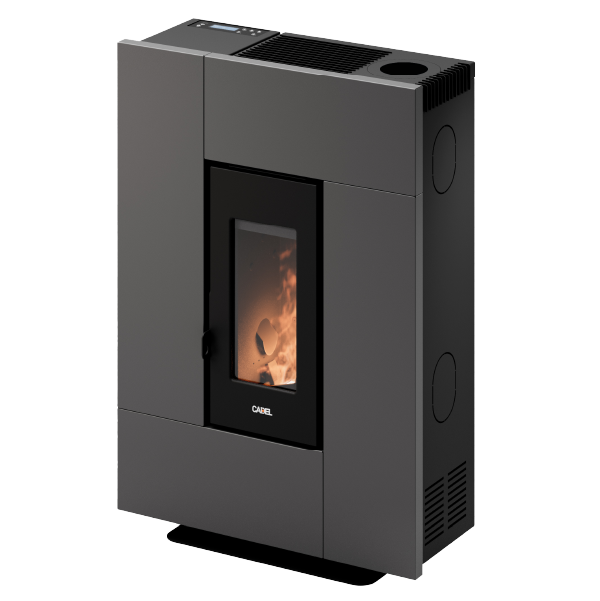 Grace 7 Up Metallo Antracite Stufa a Pellet 6,9 Kw Ad Aria CADEL