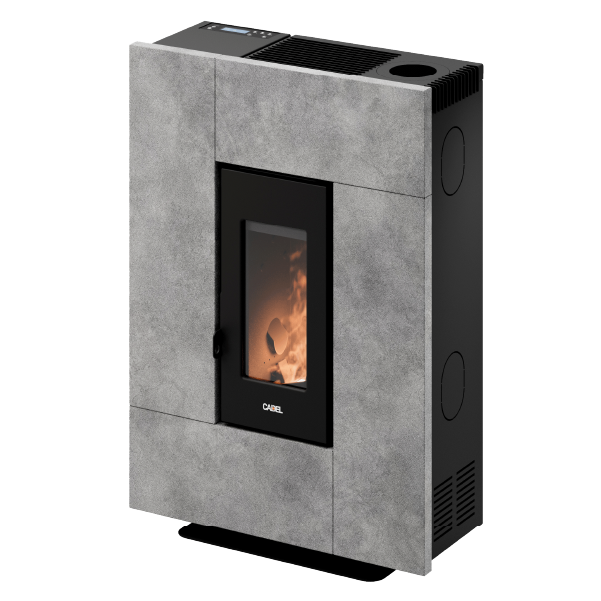 Grace 7 Up Pietra Serpentino Stufa a Pellet 6,9 Kw Ad Aria CADEL