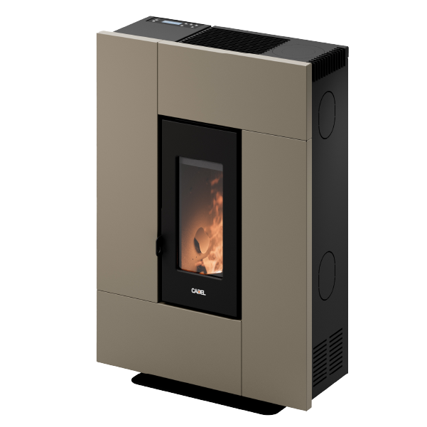 Grace 7 Metallo Light Bronze Stufa a Pellet 6,9 Kw Ad Aria CADEL