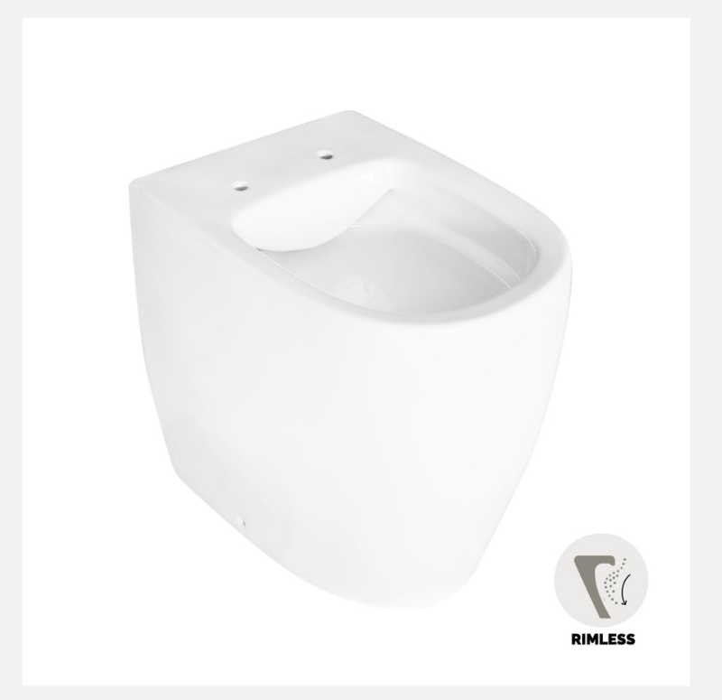 Vaso Filo Muro Azalea Rimless H. 49 cm Scarico Universale Linpha