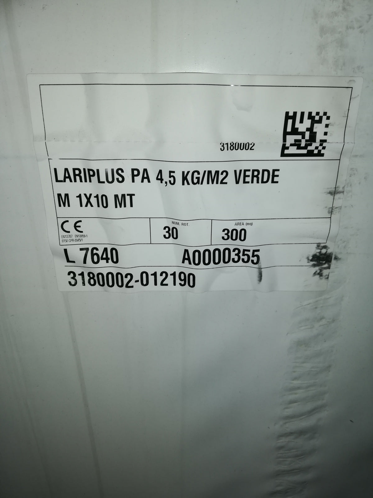Guaina Bituminosa Ardesiata Verde Laribit 4,5 kg/m² con Armatura in Poliestere – Rotolo 10 m²