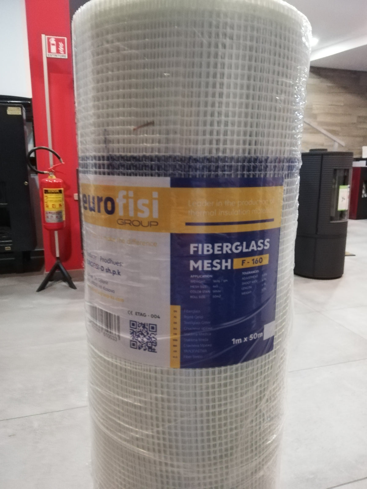 Rete Portaintonaco Certificata 160 g/m² – Rotolo da 50 m