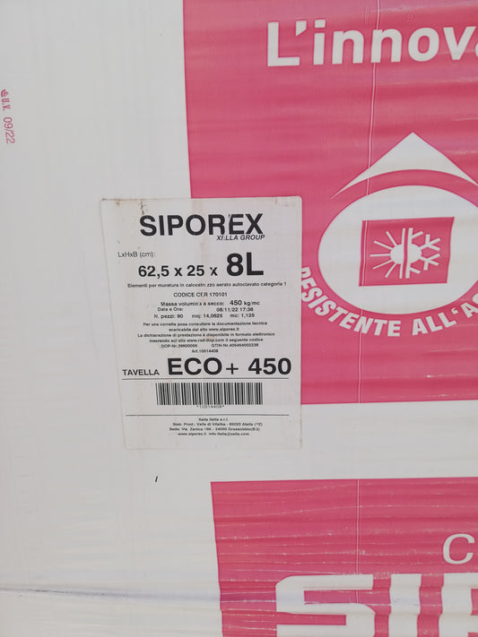 Siporex 8x25x62,5