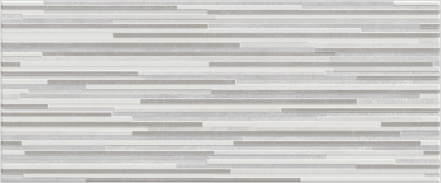Mood Muretto Grigio/Perla 25x60 (4 soggetti misti) Savoia italia