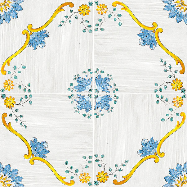Cotto Mediterraneo Nerano 34x34 Savoia Italia