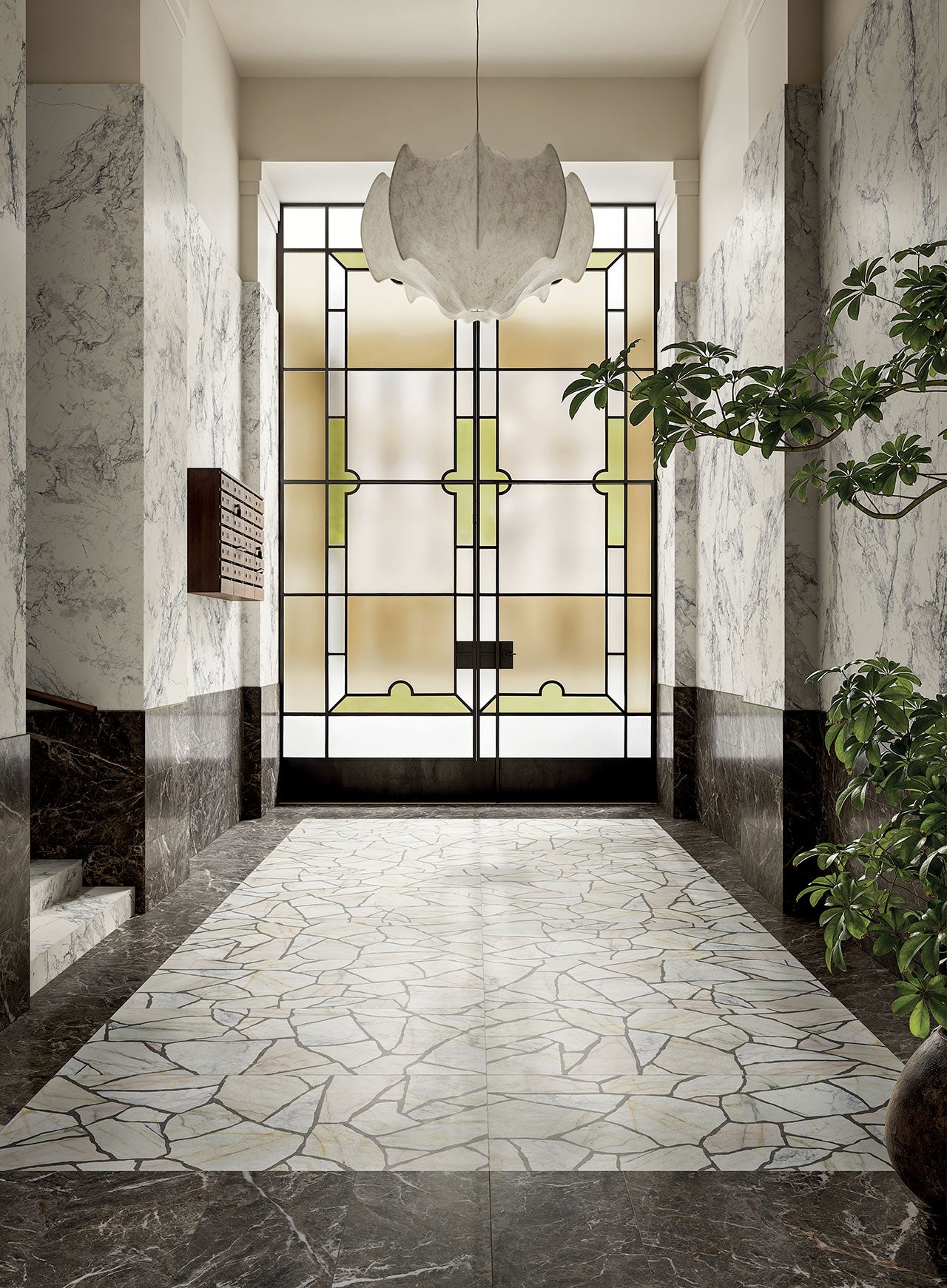 Palazzo Bianco Camouflage 60x60 Rettificato Serenissima