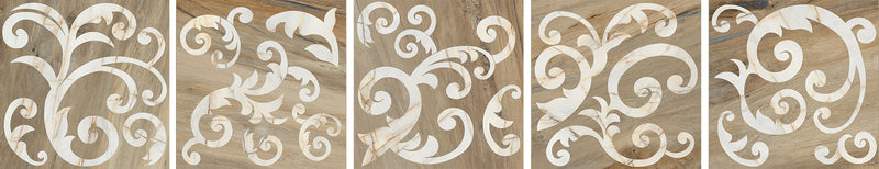 Palazzo Intarsio Mix Rosa Bellissimo 60x60 Rettificato Serenissima