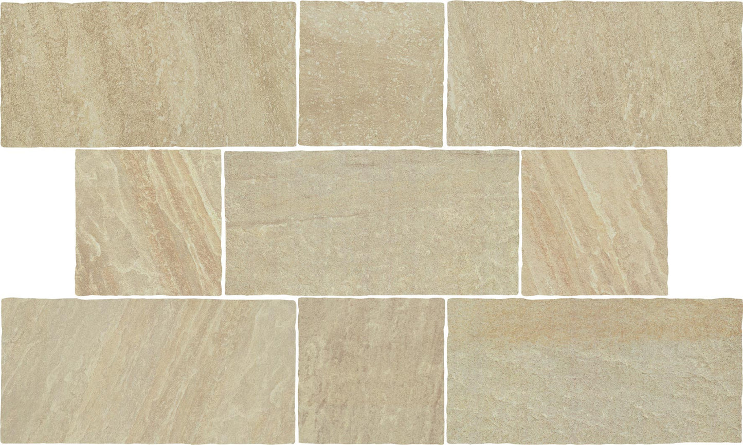 Quarzi Beige 21,6x43,5 Bordo Irr Antislip R11 Savoia Italia