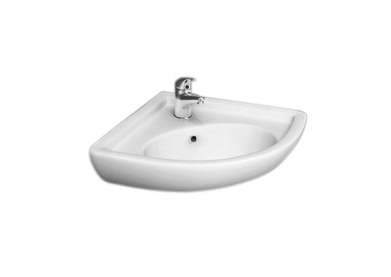 Lavabo ad Angolo Bianco in Ceramica Opera Sanitari