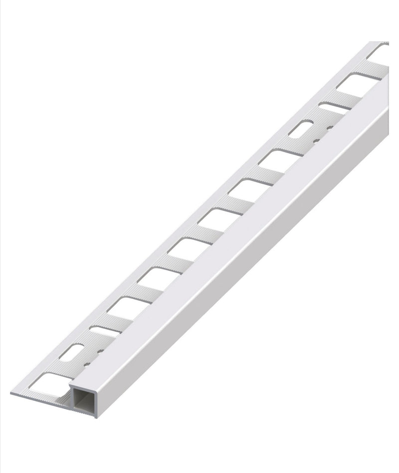 Profilo Quadro in Alluminio Satinato per Piastrelle da 10 mm