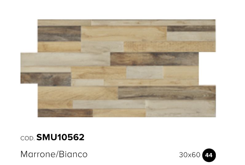 Vintage Muretto Marrone/Bianco 30x60 Savoia