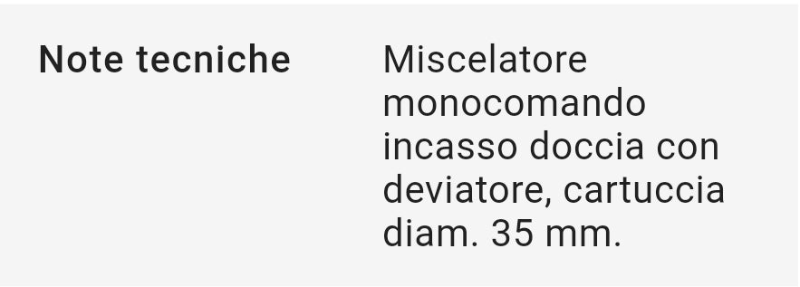 Mélangeur monoc. Douche intégrée avec Dev. Série Paco Dianflex Noir Mat