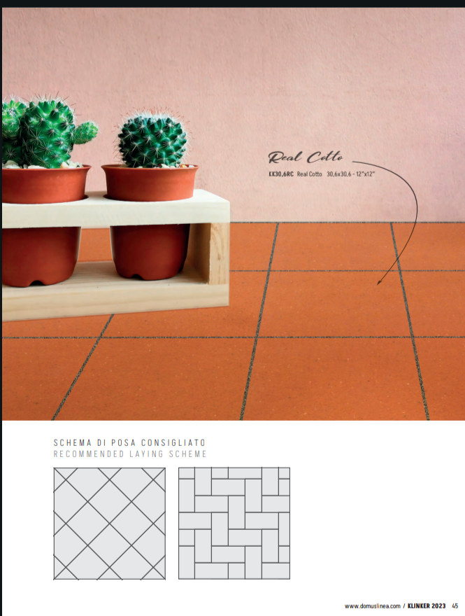 Klinker Real Cotto 15x30,6 Domus Linea