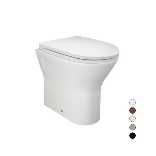 Vaso filo muro rimless scarico universale cappuccino opaco matt Rak Feeling
