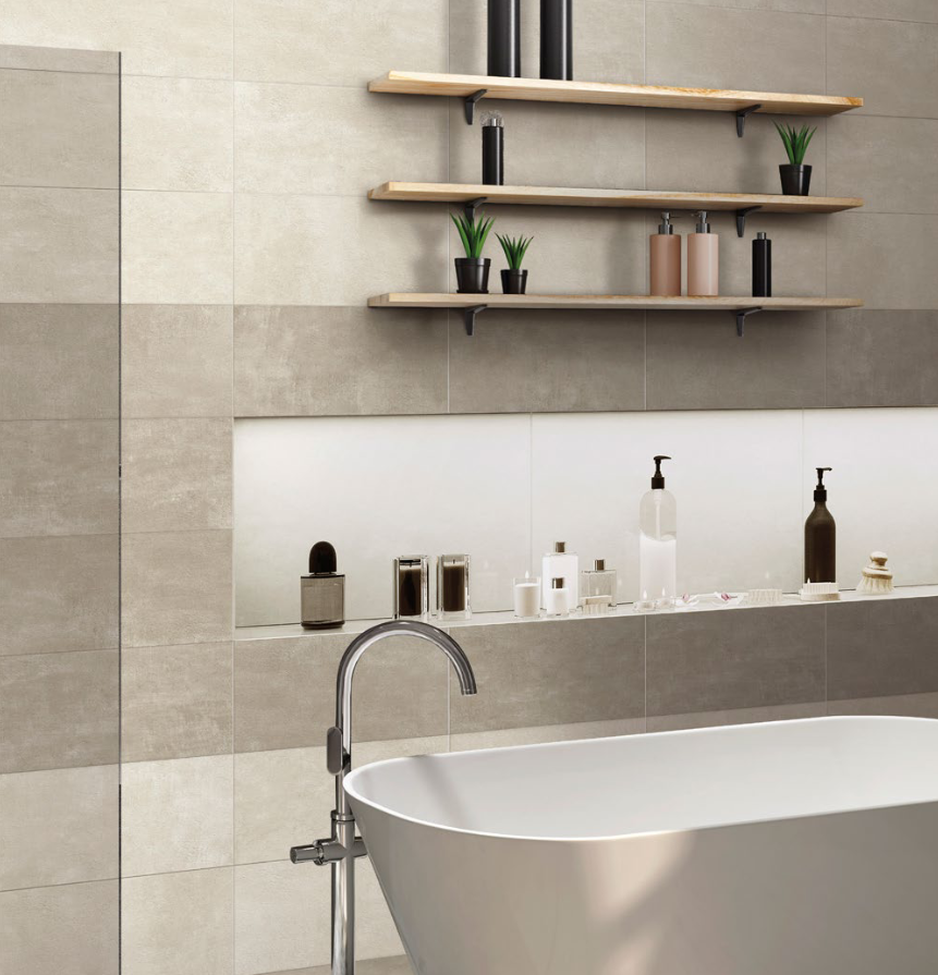 Mood Tortora 25x60 Bordo Nat. Matt Savoia Italia
