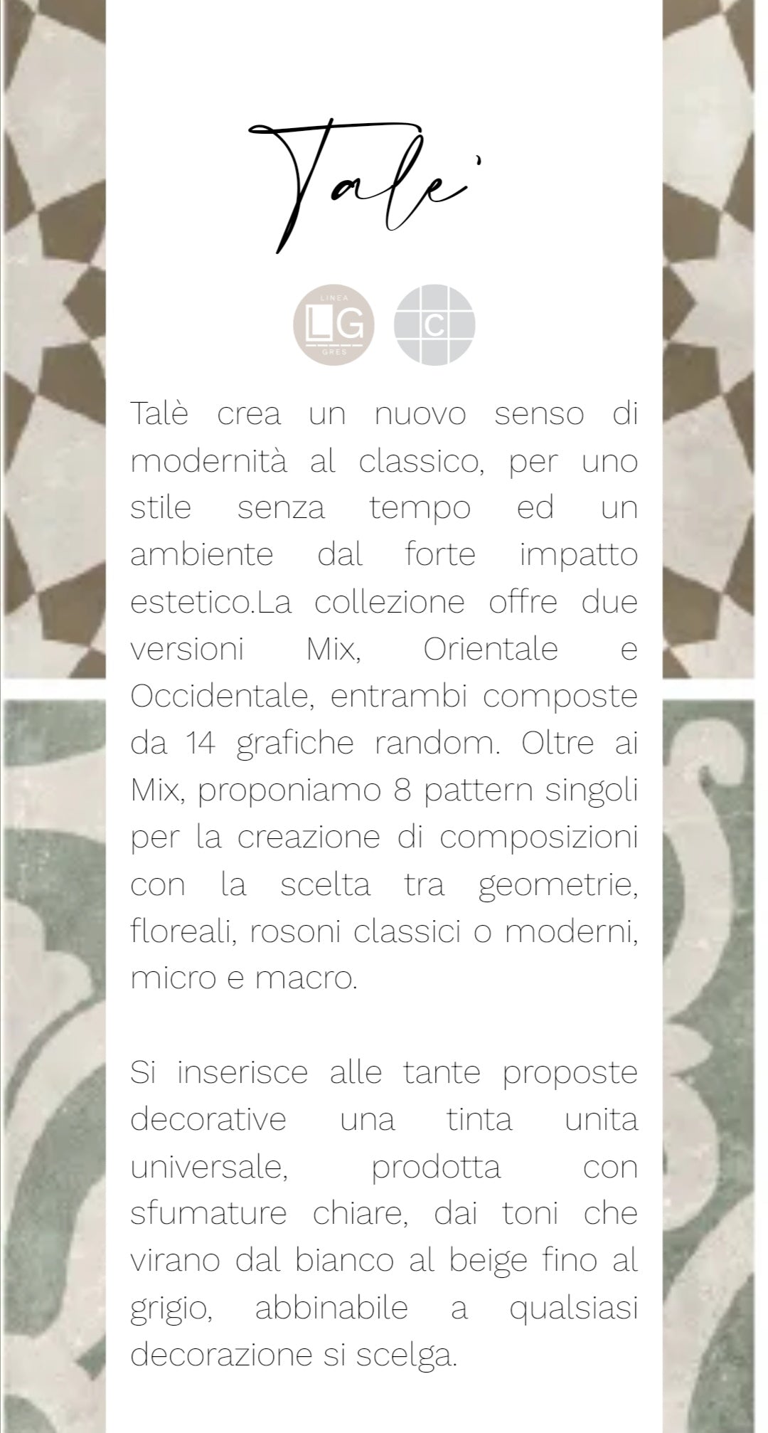 Talé Mix Orientale 21,6x21,6 Savoia Italia