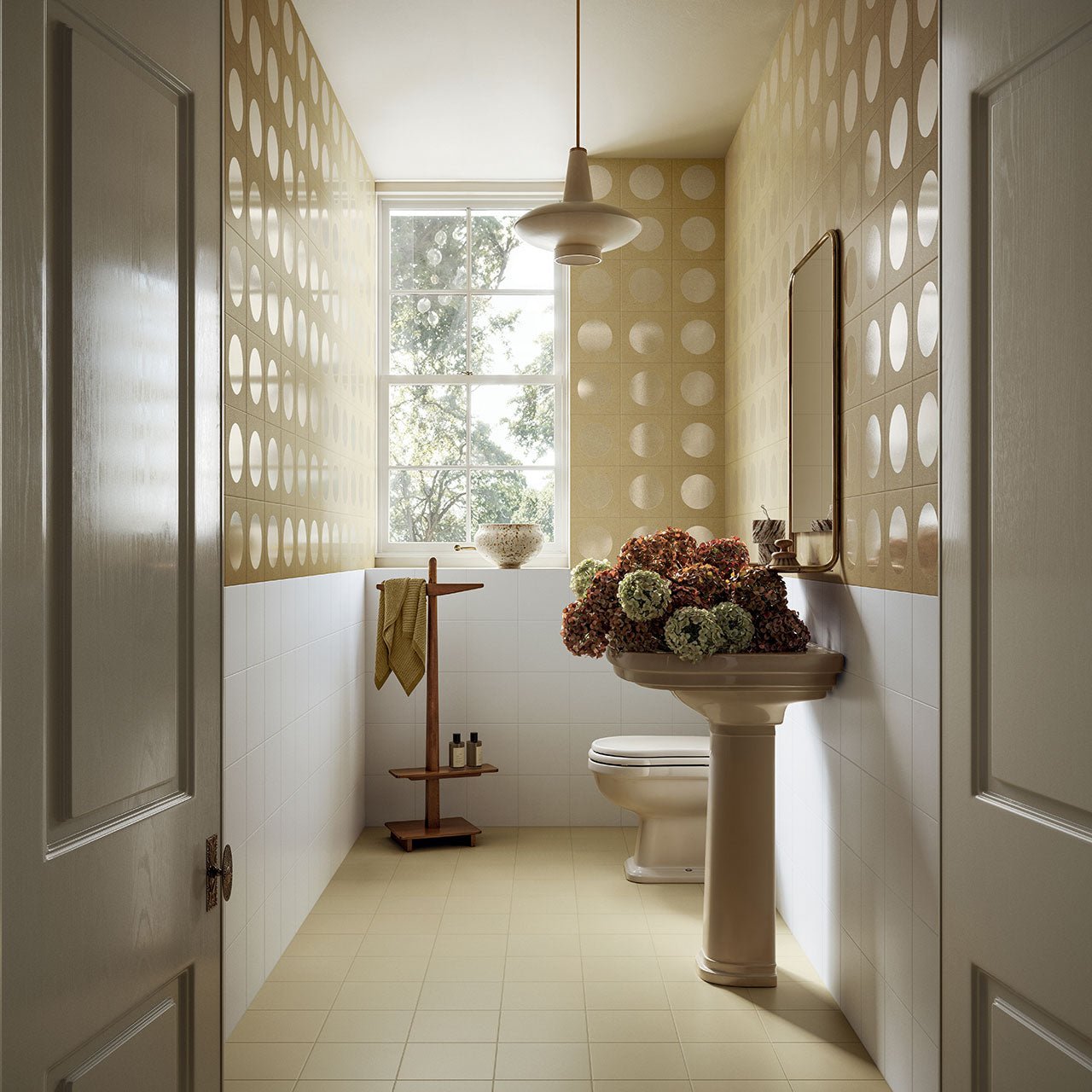 FOREVER COLOR BUBBLE YELLOW 20X20 CIR CERAMICHE