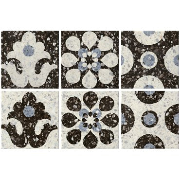 Venezia Ca' Foscari Blu Mix 20X20 R10 Cir Ceramiche