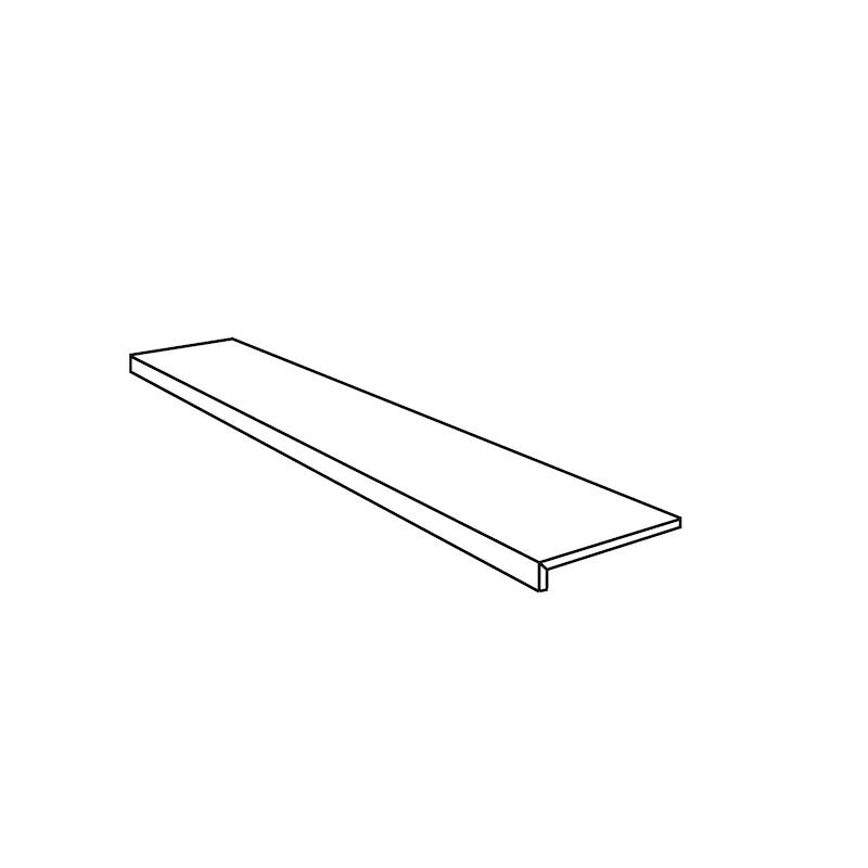 Concreta Gradone Costa Retta Ecru 30X120X3,3 Serenissima Ceramiche