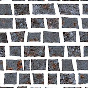 Costruire Mosaico Random Metallo Nero 30x30 Serenissima Ceramiche