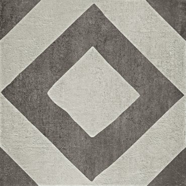 Evoca Inserto Rombo Cenere 60x60 Rett Serenissima Ceramiche