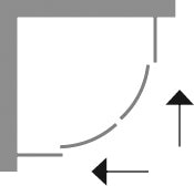 Essential Box Doccia Circolare cm 80 Cristallo Trasparente 6 mm