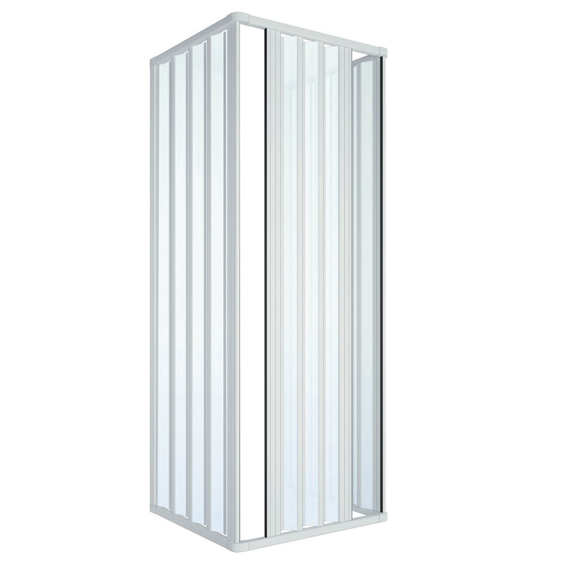 Stefy Lux 90x90x90 Box Doccia a 3 lati Soffietto riducibile