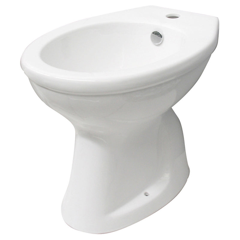 Bidet a Terra Kaila Linpha in Ceramica Bianca Lucida