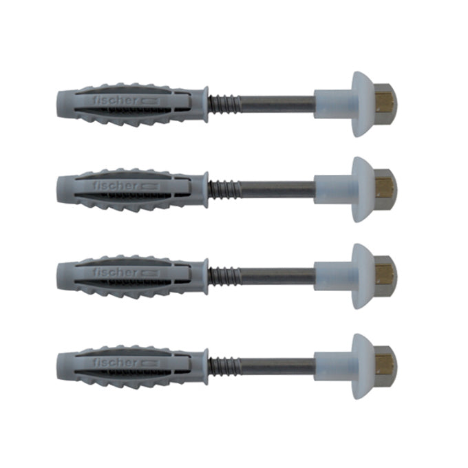 Kit di fissaggio inox Fischer WB 2 per WC e bidet – 4 pezzi