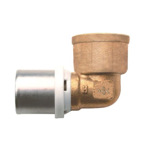 RACCORDO CURVO FEMMINA IBP A PRESSARE PER MULTISTRATO F 3/4X26