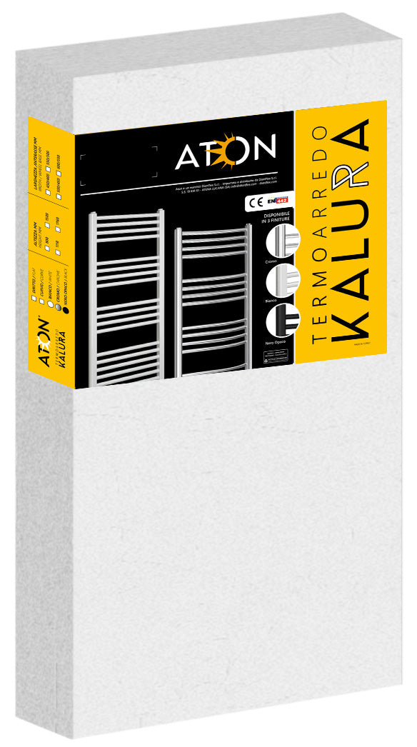 Kalura Termoarredo Bianco Diritto H.1120 INT.450